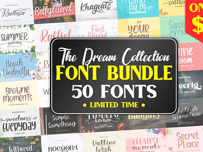 The Dream Collection Font Bundle