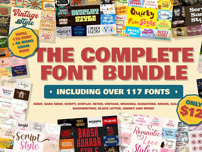 The Complete Font Bundle