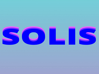 SOLIS LOGO MOTION CONCEPT animation branding design graphic design illustration logo motion graphics ui
