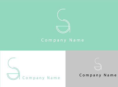 s+a minimalist logo concept design illustration logo typography