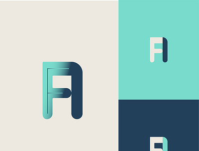 F+A Logo Design design fa logo illustration logo vector
