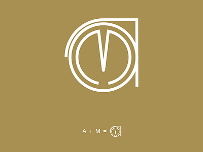 A + M Minimalist Logo am logo am minimalist logo design graphic design illustration logo vector
