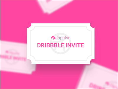 4 Dribbble Invites from the Design team.