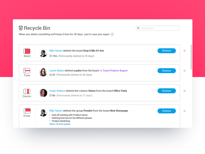 Recycle Bin by on Dribbble