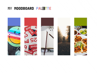 Moodboard Palette art color design dribbble mood moodboard palette weeks warm up