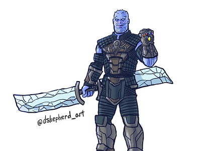 End Game of Thrones: the Night Titan avengers end game character design game of thrones