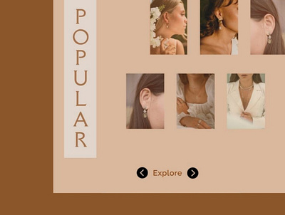 'La Elegante' designed this jewelry website animation branding design figma graphic design illustration logo motion graphics ui uiux