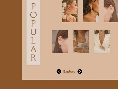 'La Elegante' designed this jewelry website
