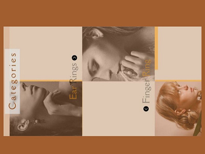 'La Elegante' designed this jewelry website branding figma graphic design ui uiux
