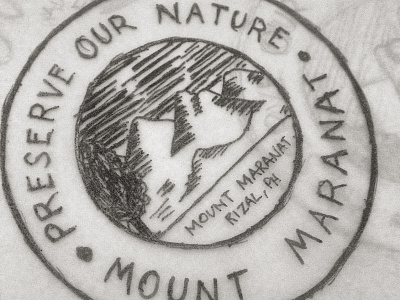 Hat Badge for Maranat Outdoors brand and identity brand development graphic design logo vector web design