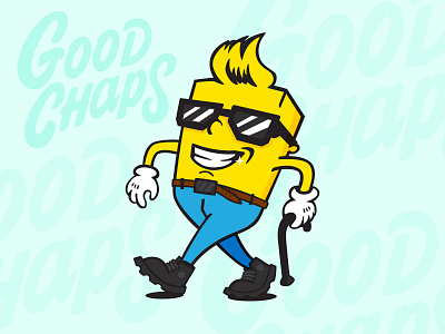 FREEBIES! Mascot Design for Good Chaps graphic design illustration logo vector