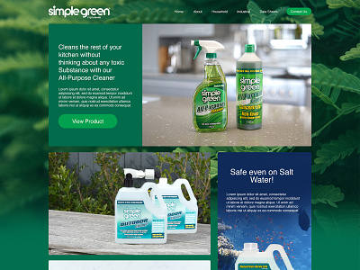 Simple Green NZ Website Concept artdirection design interface photoshop sketch ui web design webdesign website