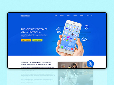 Interface design for an online payment firm branding graphic design interface photoshop sketch web design webdesign website