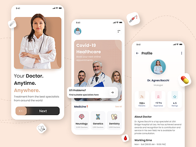 Doctor Appointment App Design