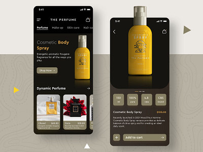 Online Beauty Store App Design