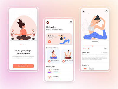 Yoga App UI Design