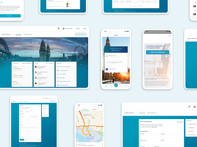 Product design for a business travel app ios app design itinerary mobile application product design travel app
