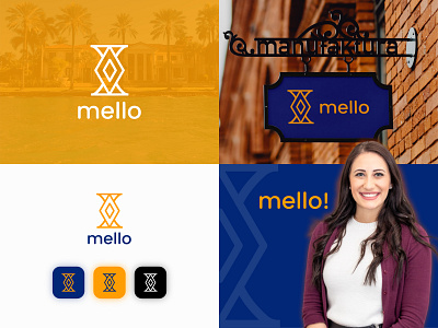 MELLO (A LUXURY DESTINATION BOOKING COMPANY) branding design graphic design logo typography vector