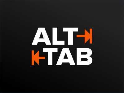 Alt Tab Logo alt tab branding esports logo