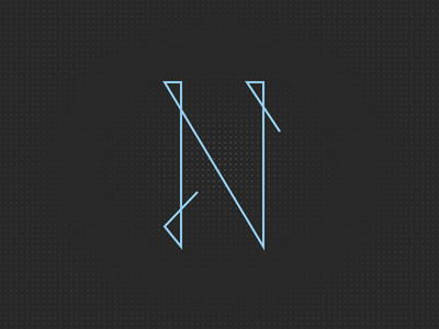 N For Noah letters monograms n type