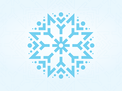 Snowflake for Xmas Card