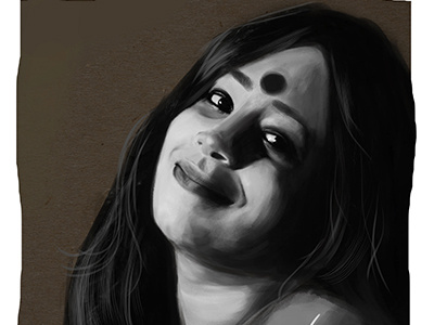 CG Painting and art artwork bangladesh black cg digital digital art portrait white