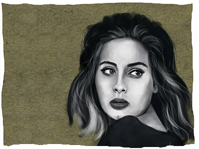 Adele Digital Painting