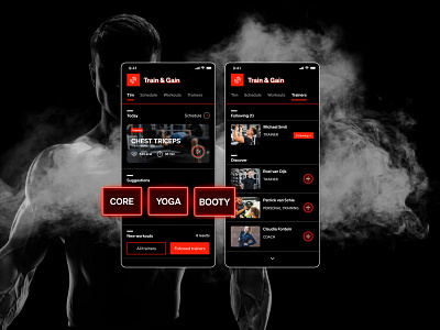 Gym Workout⎪Mobile App Design