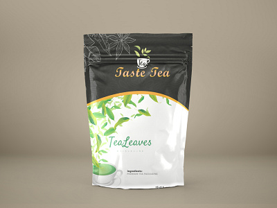 TEA Package branding design illustration package photoshop product