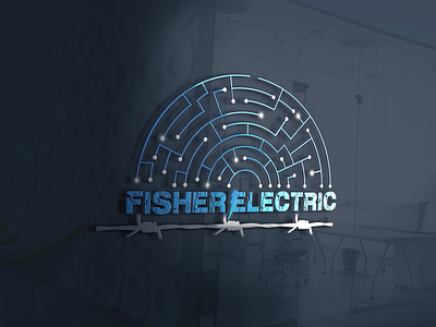 Fisher Electric branding design illustration logo package photoshop product ui vector