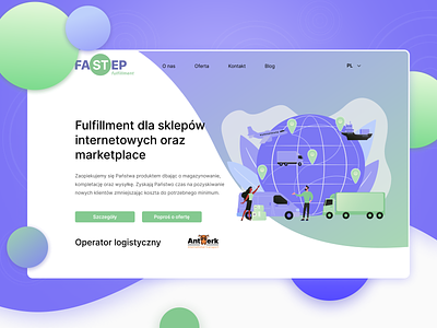 Fastep Fulfillment colorfull cover delivery design desktop fulfillment graphic design illustration logo mobile app ui ux vector web design web site website