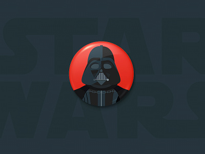 Darth Vader darkside darthvader design illustration pin starwars