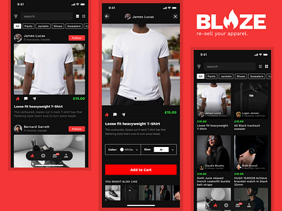 Blaze - Re-sell App