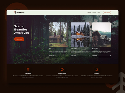 Forest Vacation – Landing page