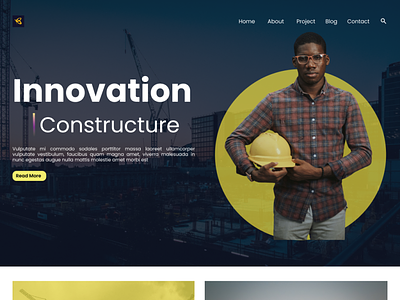 Construction website sample