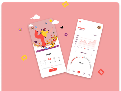 Fitness App product design readytowork uidesigner