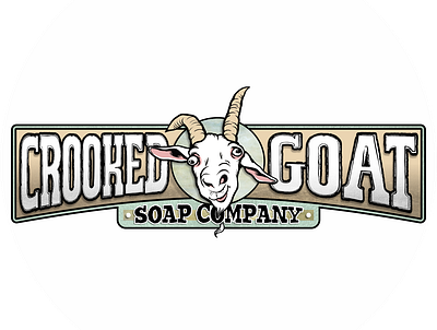 CROOKED GOAT SOAP COMPANY Logo branding design digitalart illustration logo vector