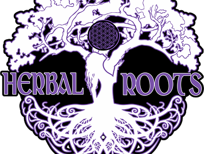 Herbal Roots Logo branding design digitalart illustration logo vector