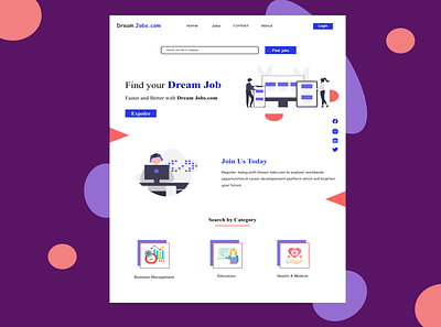 Job Portal job portal job search online job portal ui website