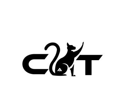 CAT branding design illustration logo