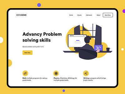 Education Landing Page Design