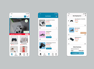 Shopping App app branding design figma graphic design mobile trendy ui ux