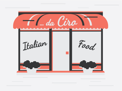 Restaurant Project ciro food illustration italian restaurant ristorante vector