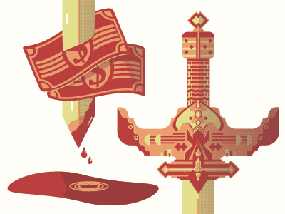 Blood Money blood design editorial eshwar icon illustrator intuos money sangue soldi wacom web