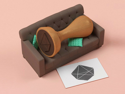Interior Design Mockup brand branding couch design ink interio mock up mockup pillow stamp wood
