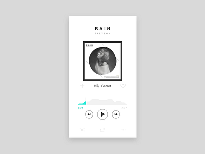 Daliy UI #009 Music Player