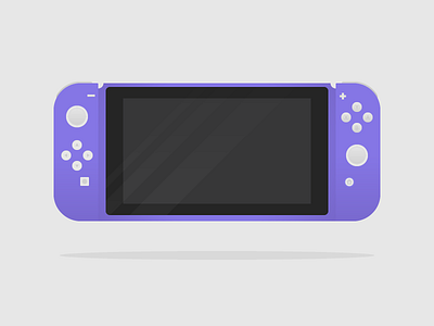 Purple Nintendo Switch illustration nintendo purple switch