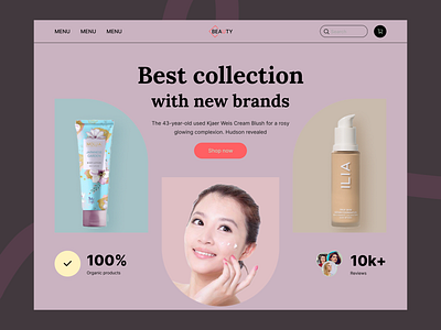 Beauty product website