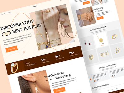 Jewelry landing page