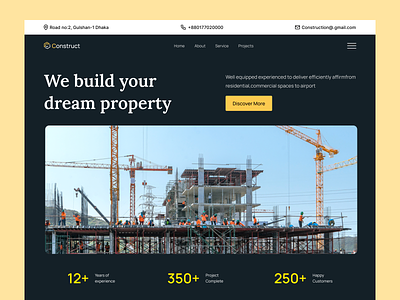 Construction Landing Page